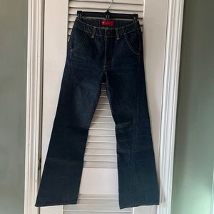 EDWIN FUNCTION | Dark Denim Wide Leg Flare Jean | Size 26 x 32